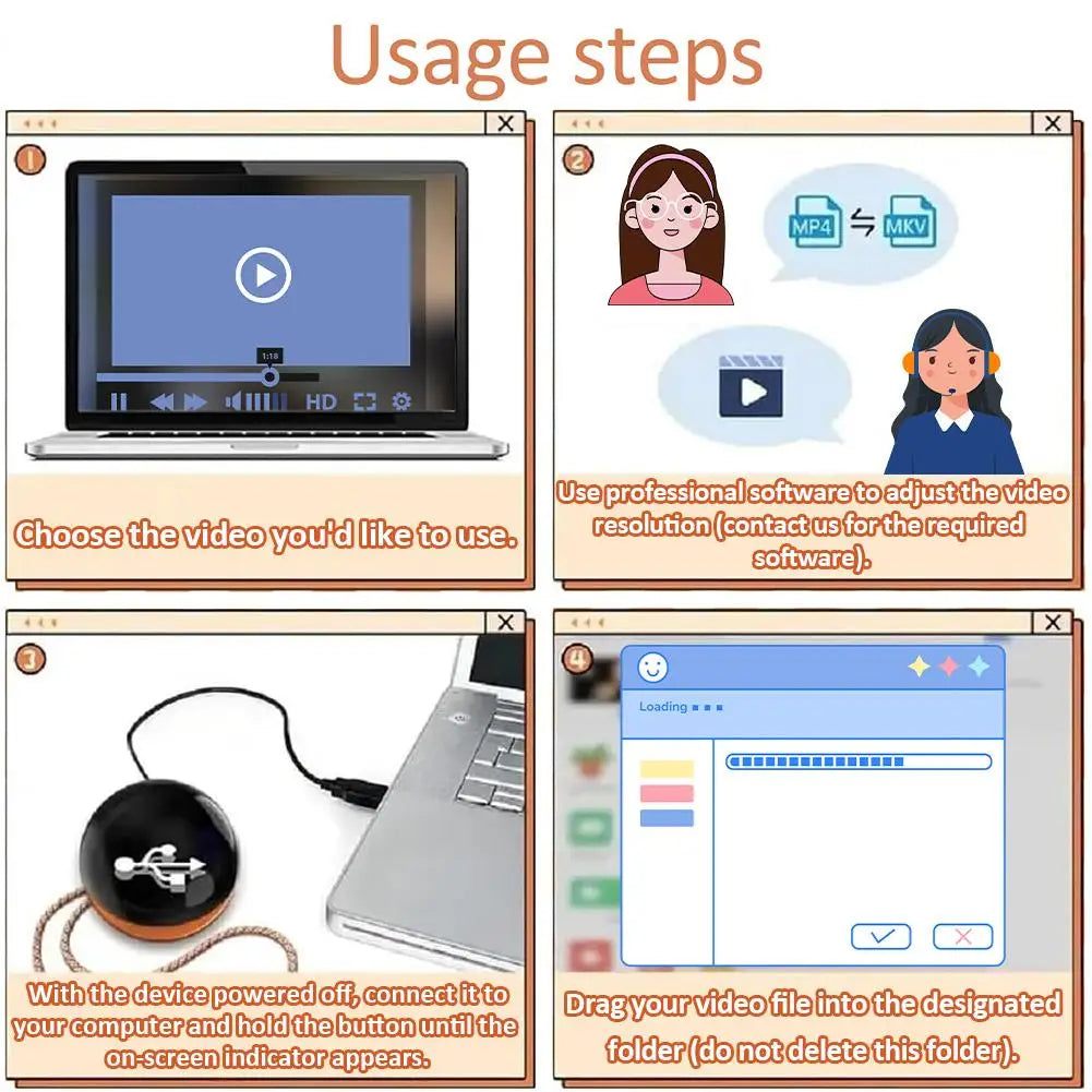 Bola de Navidad Mágica 3D – Guarda tus recuerdos en video 🎥✨
