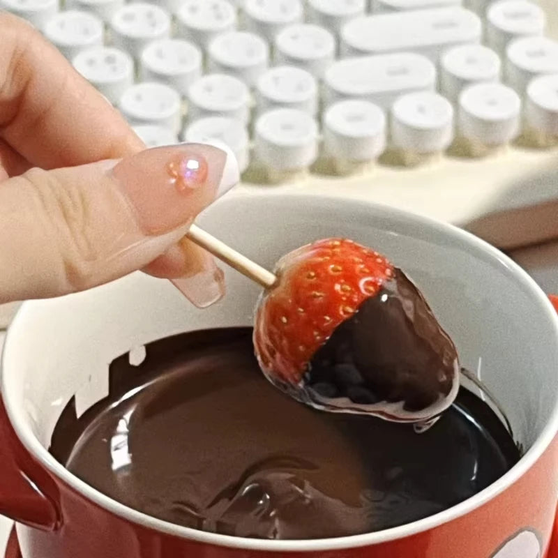 ChocoTaza Deluxe — Fondue de Chocolate para Momentos Dulces y Cálidos ☕💖